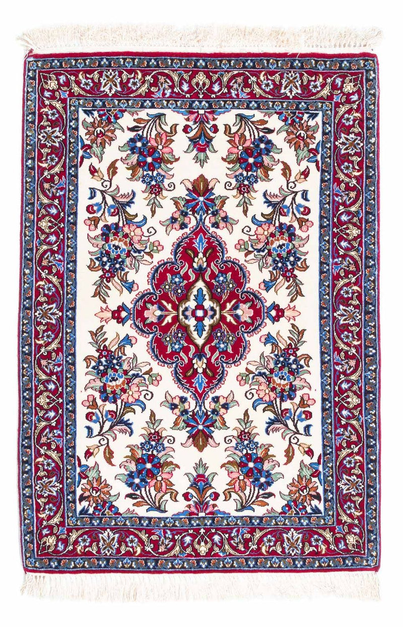 Persisk tæppe - Isfahan - Premium - 107 x 72 cm - beige