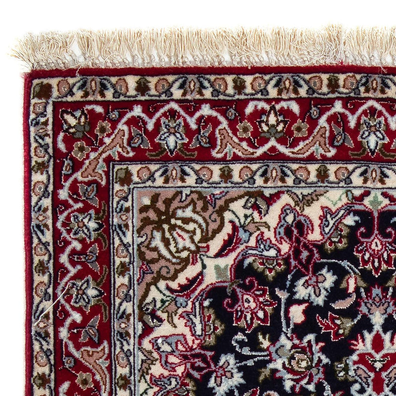 Persisk tæppe - Isfahan - Premium - 107 x 69 cm - mørkerød