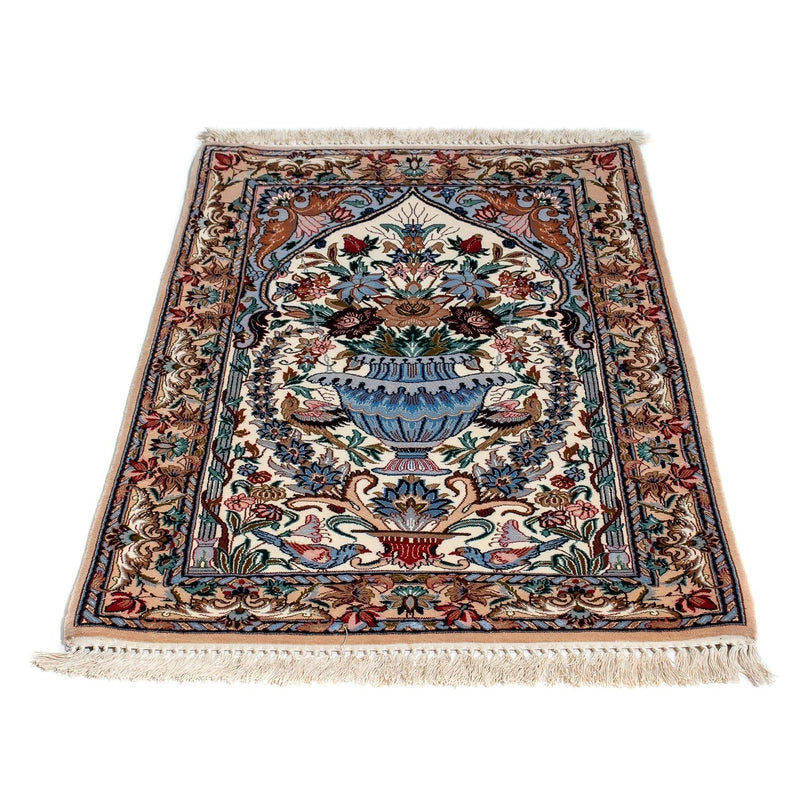 Persisk tæppe - Isfahan - Premium - 108 x 69 cm - flerfarvet