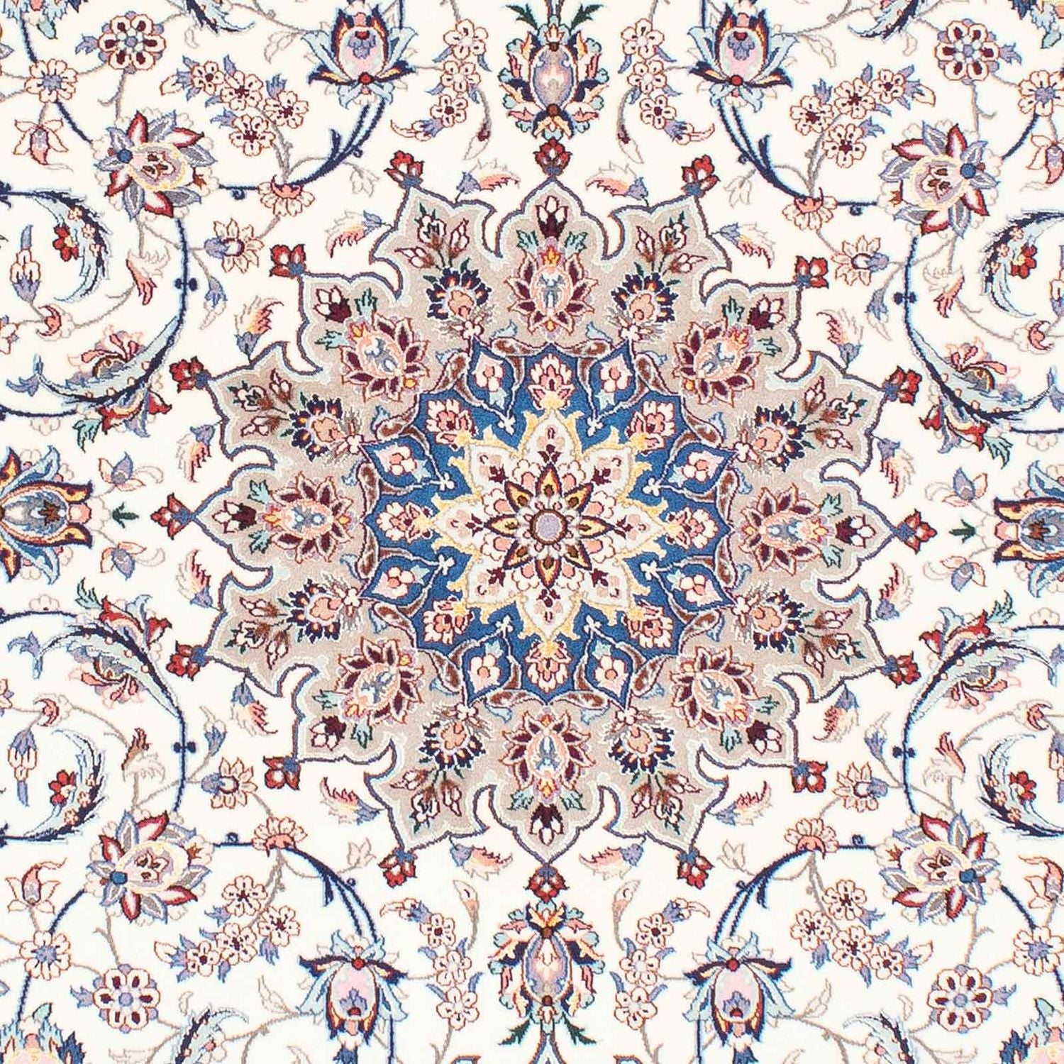 Persisk tæppe - Isfahan - Premium - 228 x 156 cm - beige
