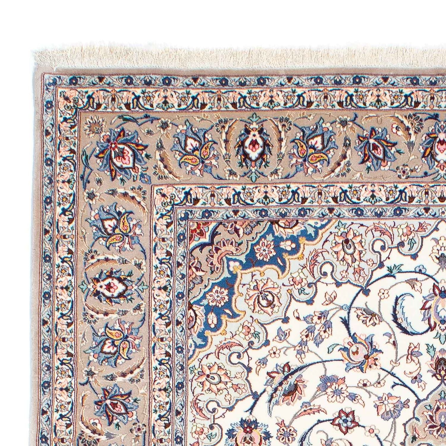 Persisk tæppe - Isfahan - Premium - 228 x 156 cm - beige