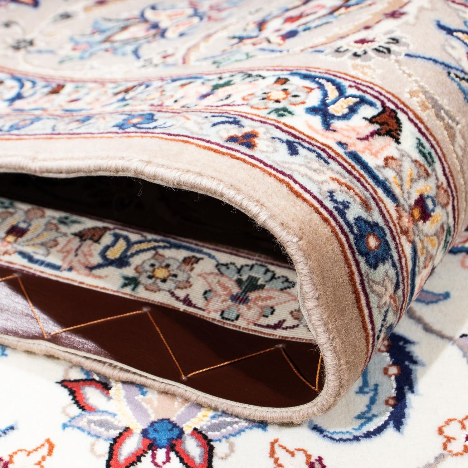 Persisk tæppe - Isfahan - Premium - 228 x 156 cm - beige