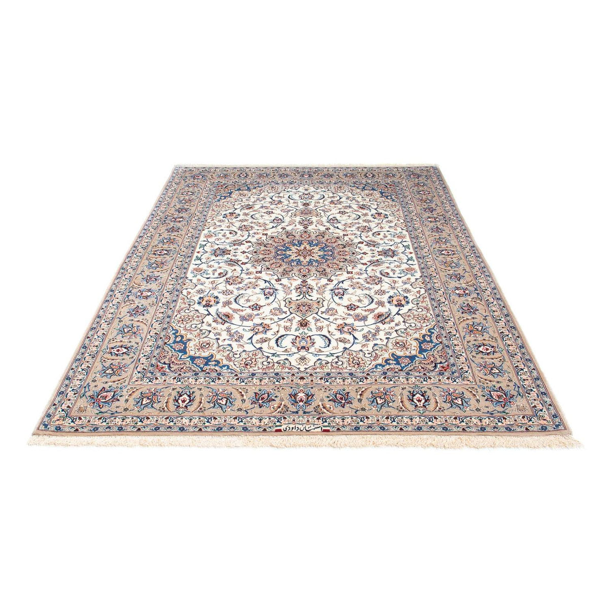 Persisk tæppe - Isfahan - Premium - 228 x 156 cm - beige