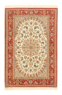 Persisk tæppe - Isfahan - Premium - 163 x 109 cm - beige