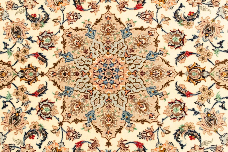 Persisk tæppe - Isfahan - Premium - 163 x 109 cm - beige