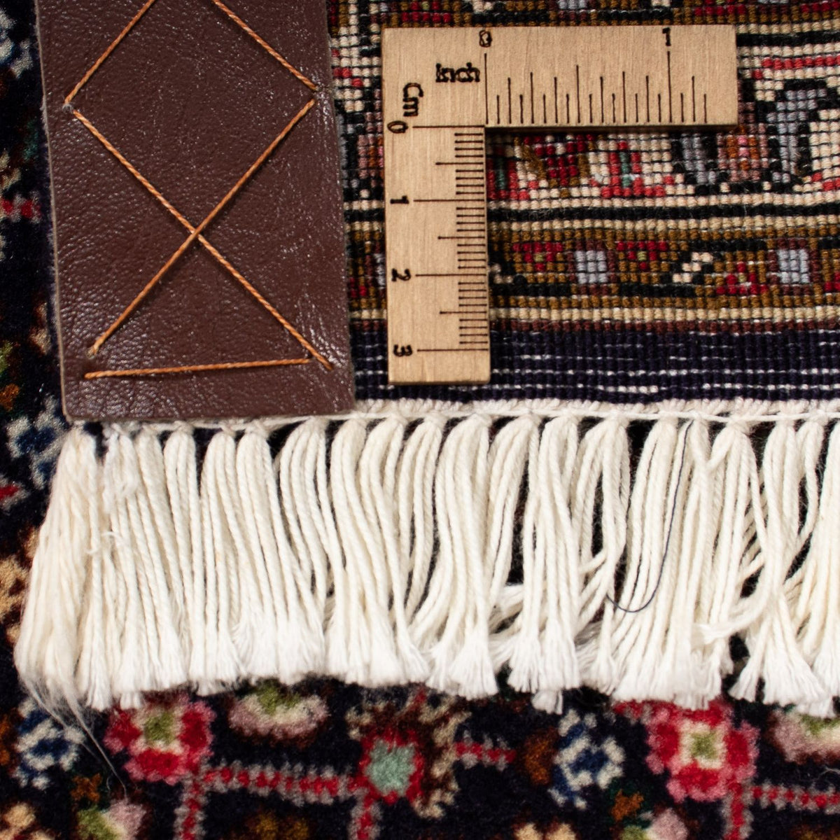 Persisk tæppe - Tabriz firkantet  - 203 x 202 cm - mørkeblå