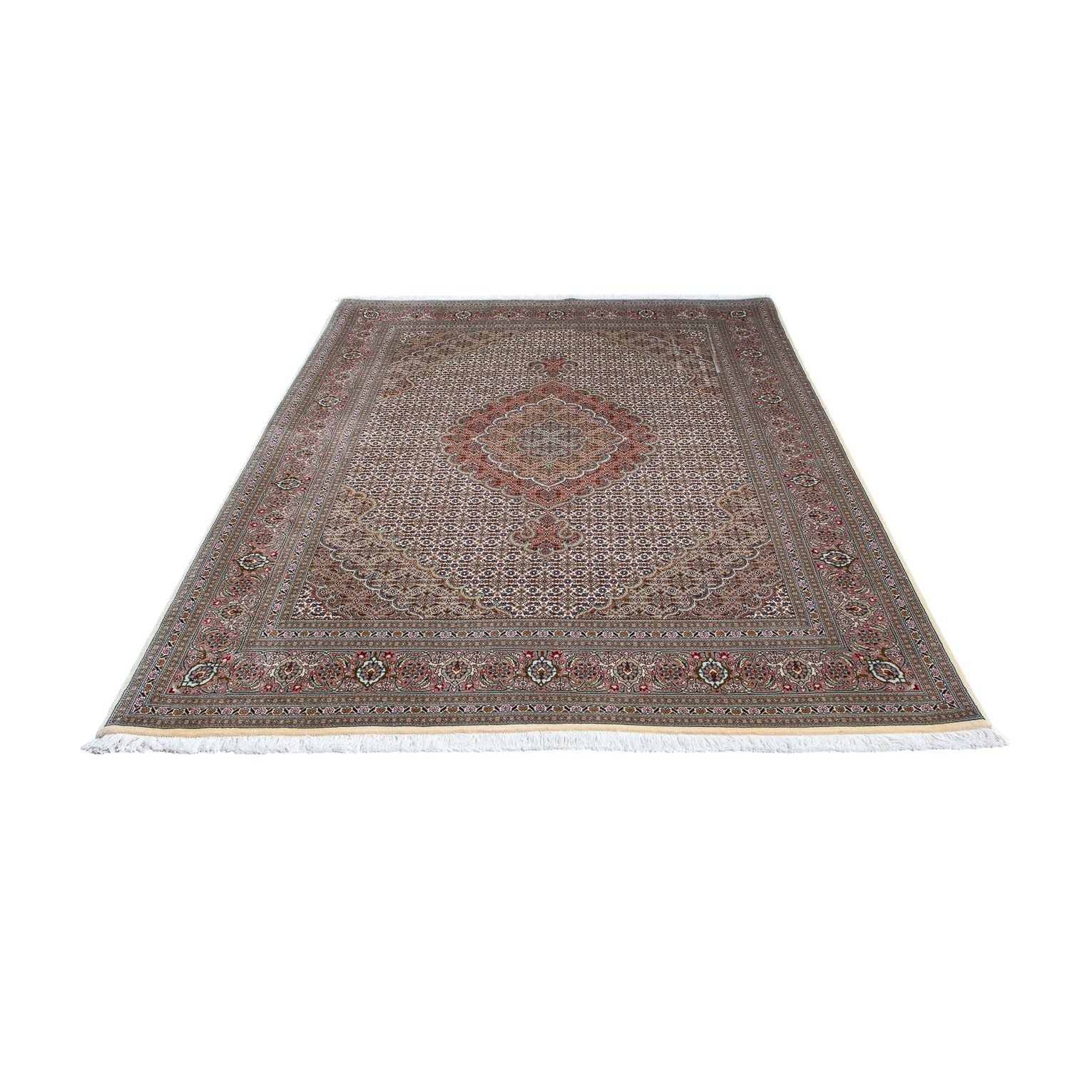 Persisk tæppe - Tabriz - 220 x 153 cm - beige