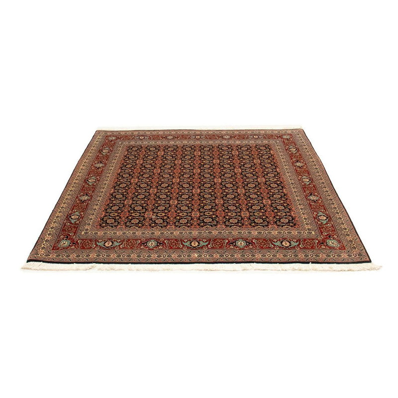 Persisk tæppe - Tabriz - Royal firkantet  - 156 x 155 cm - sort
