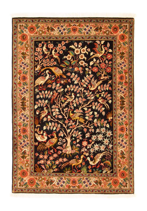 Persisk tæppe - Tabriz - Royal - 148 x 100 cm - mørkeblå