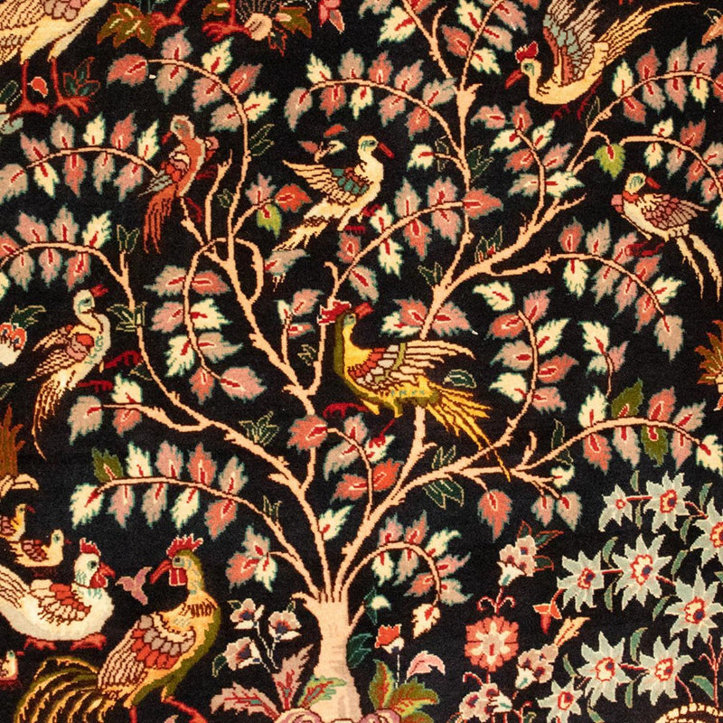 Persisk tæppe - Tabriz - Royal - 148 x 100 cm - mørkeblå