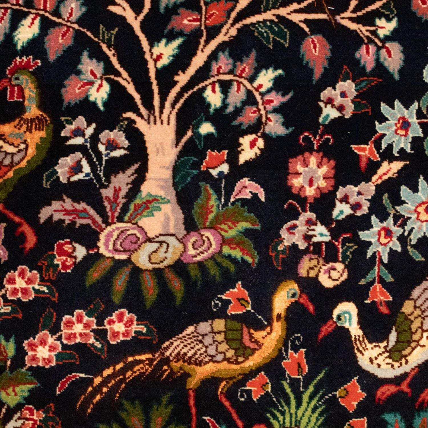 Persisk tæppe - Tabriz - Royal - 148 x 100 cm - mørkeblå