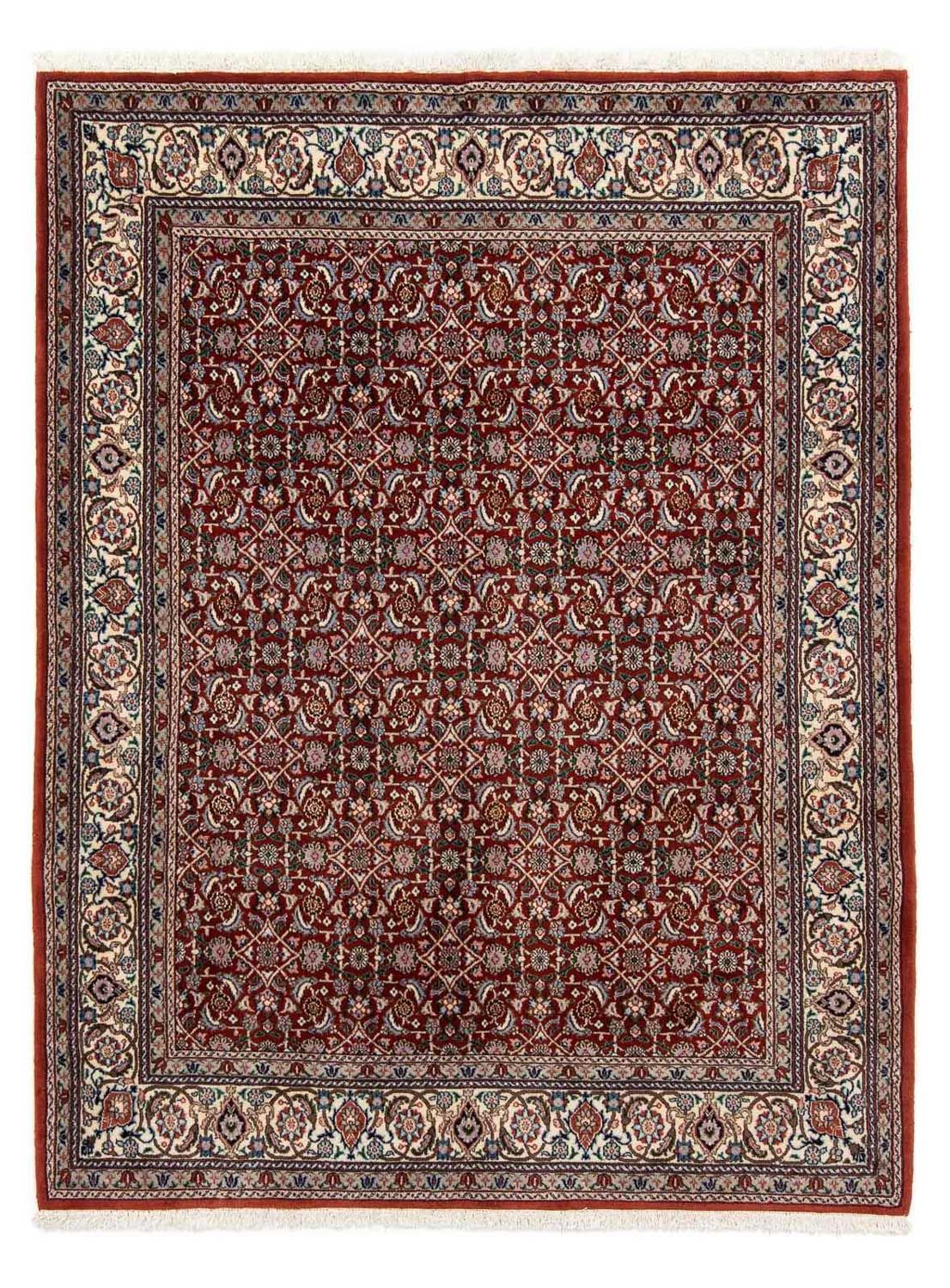 Persisk tæppe - Classic - 194 x 150 cm - mørkerød