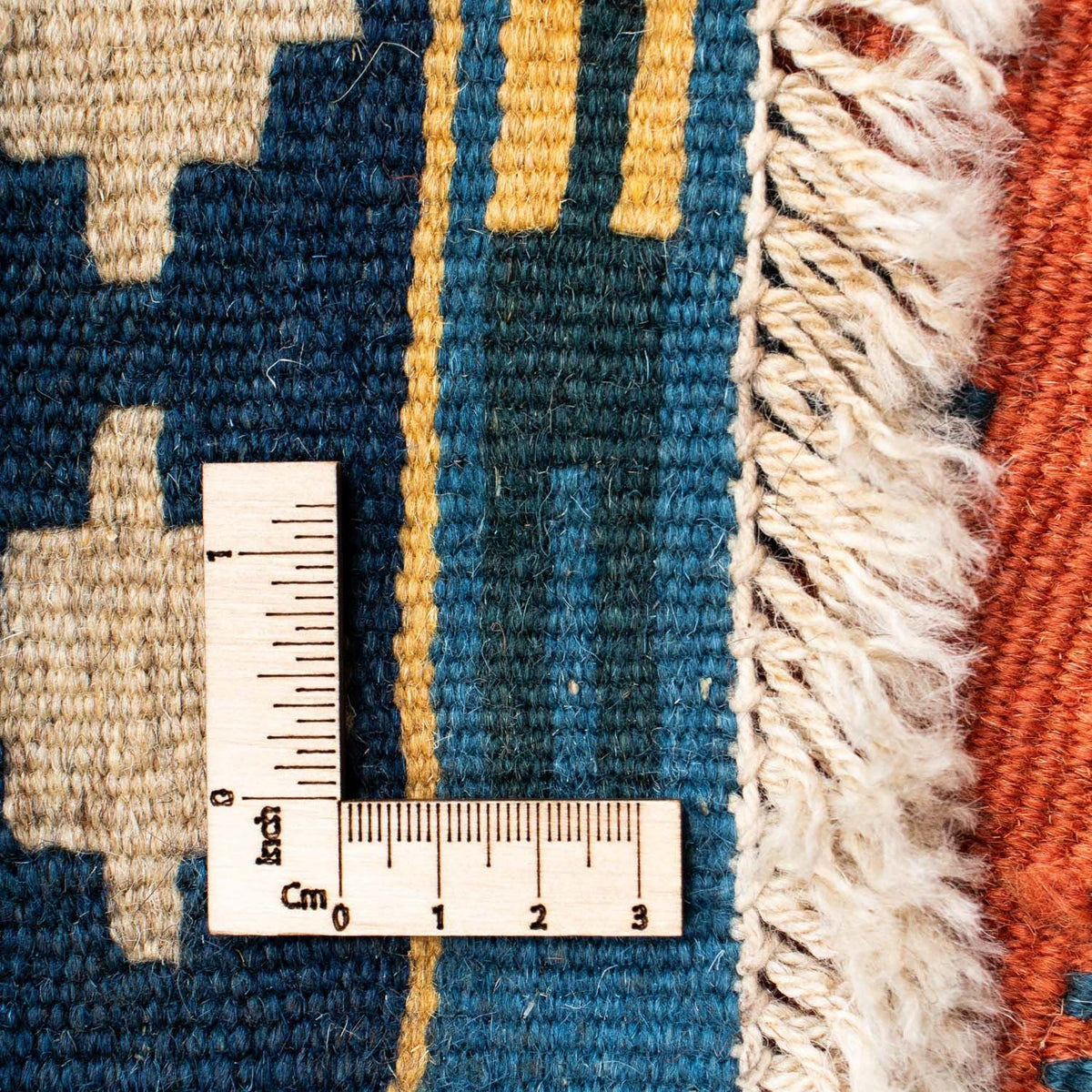 Kelim-tæppe - orientalsk - 192 x 123 cm - rust