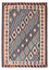 Kelim-tæppe - orientalsk - 222 x 158 cm - blå