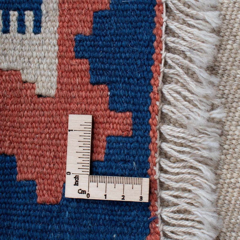 Kelim-tæppe - orientalsk - 216 x 161 cm - flerfarvet