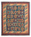 Kelim-tæppe - orientalsk - 232 x 194 cm - blå