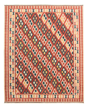 Kelim-tæppe - orientalsk - 313 x 260 cm - flerfarvet