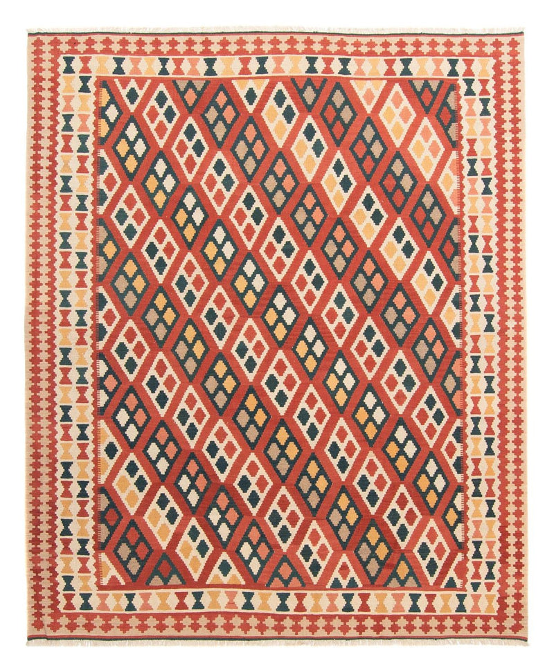 Kelim-tæppe - orientalsk - 313 x 260 cm - flerfarvet