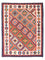 Kelim-tæppe - orientalsk - 206 x 156 cm - rust
