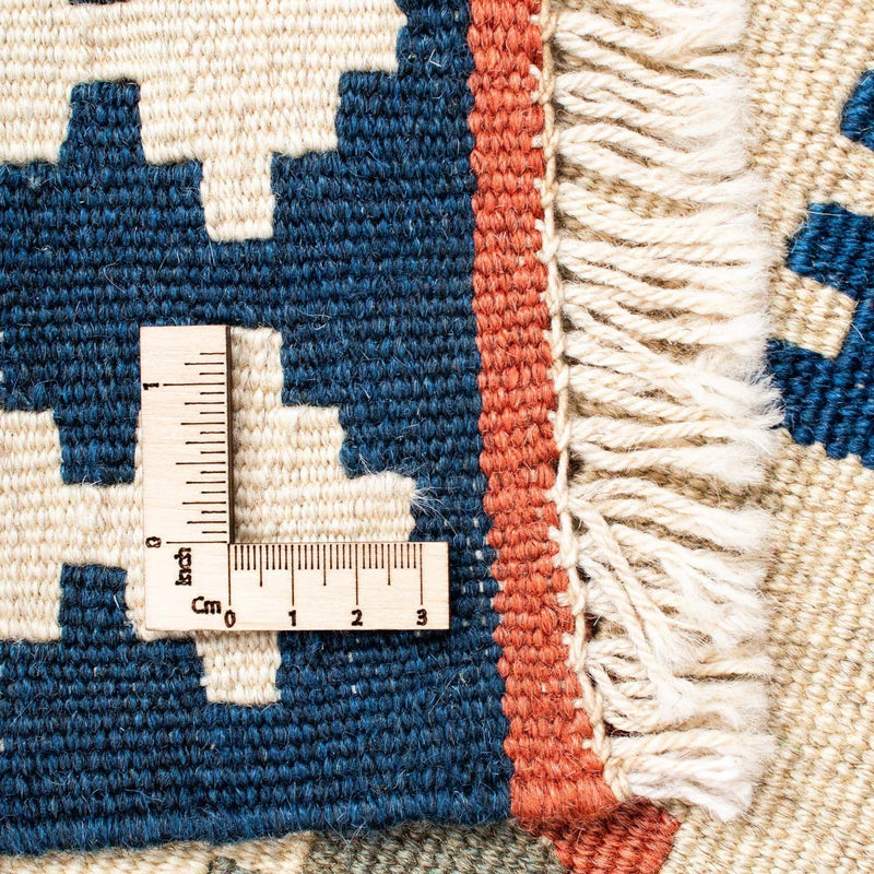 Kelim-tæppe - orientalsk - 196 x 155 cm - beige