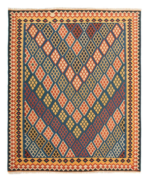 Kelim-tæppe - orientalsk - 242 x 208 cm - flerfarvet