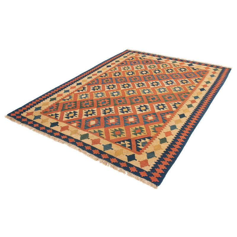 Kelim-tæppe - orientalsk - 210 x 155 cm - brun