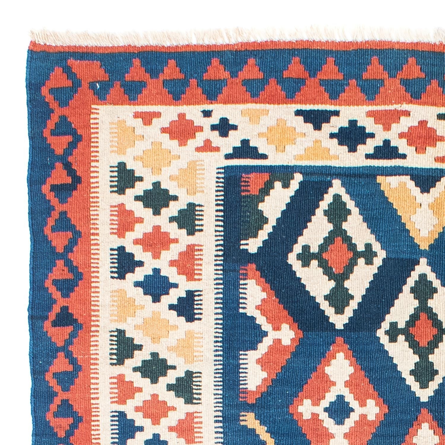 Kelim-tæppe - orientalsk - 183 x 121 cm - beige