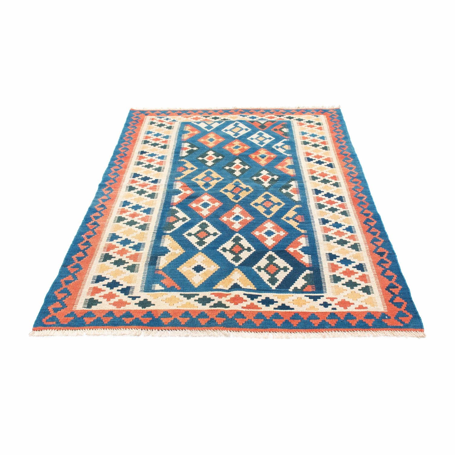 Kelim-tæppe - orientalsk - 183 x 121 cm - beige