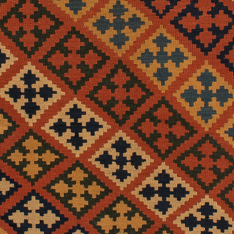 Kelim-tæppe - orientalsk - 200 x 157 cm - brun