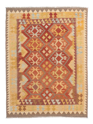 Kelim-tæppe - orientalsk - 175 x 117 cm - blå