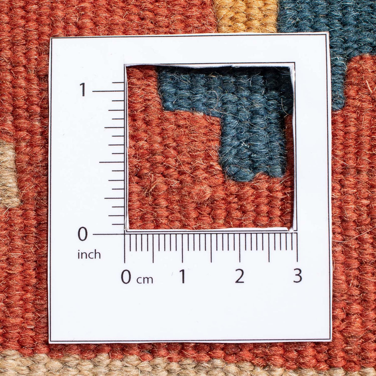 Kelim-tæppe - orientalsk - 195 x 124 cm - orange