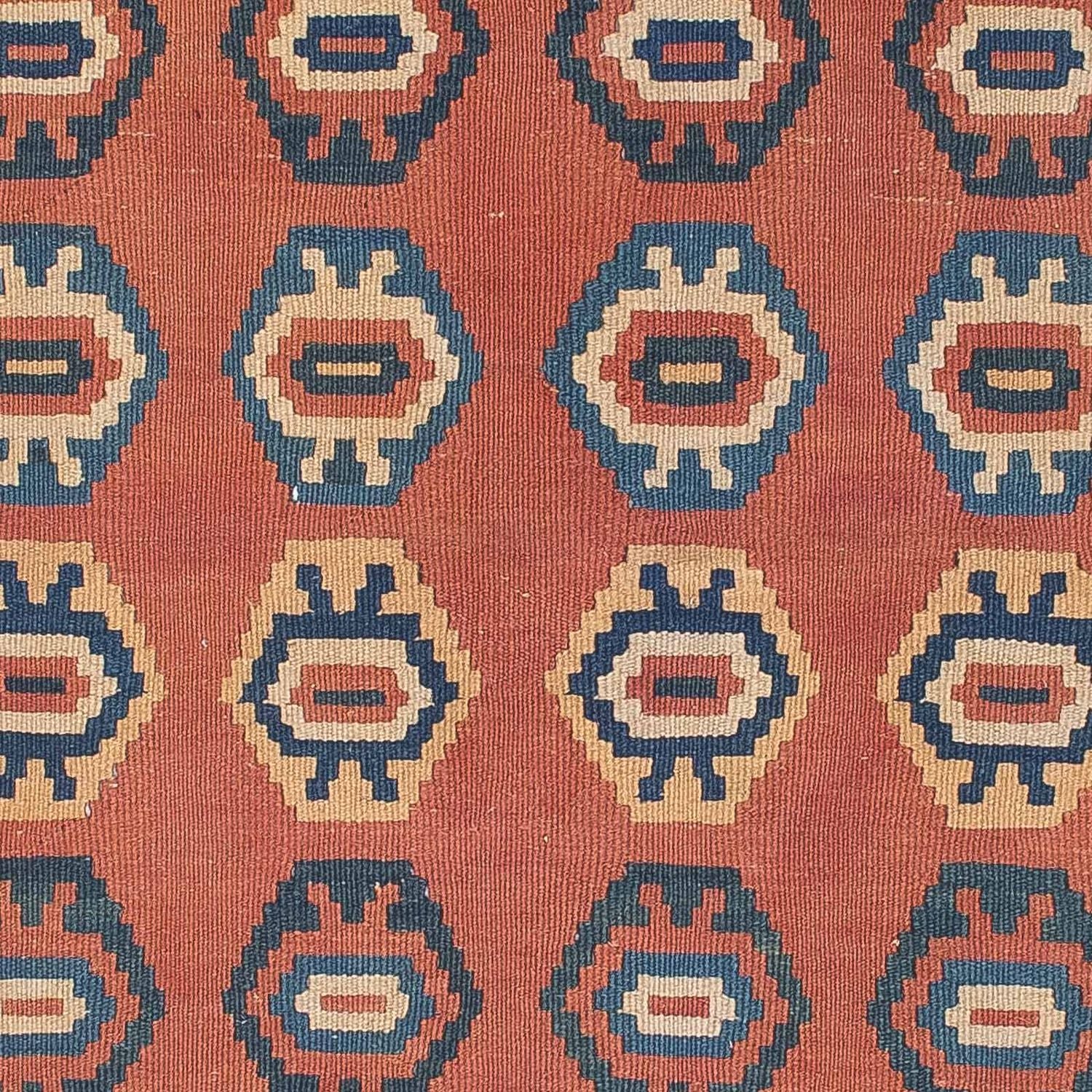 Kelim-tæppe - orientalsk - 169 x 121 cm - rust