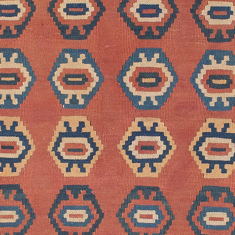 Kelim-tæppe - orientalsk - 169 x 121 cm - rust