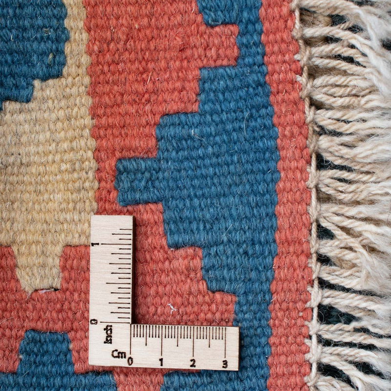 Kelim-tæppe - orientalsk - 175 x 116 cm - blå