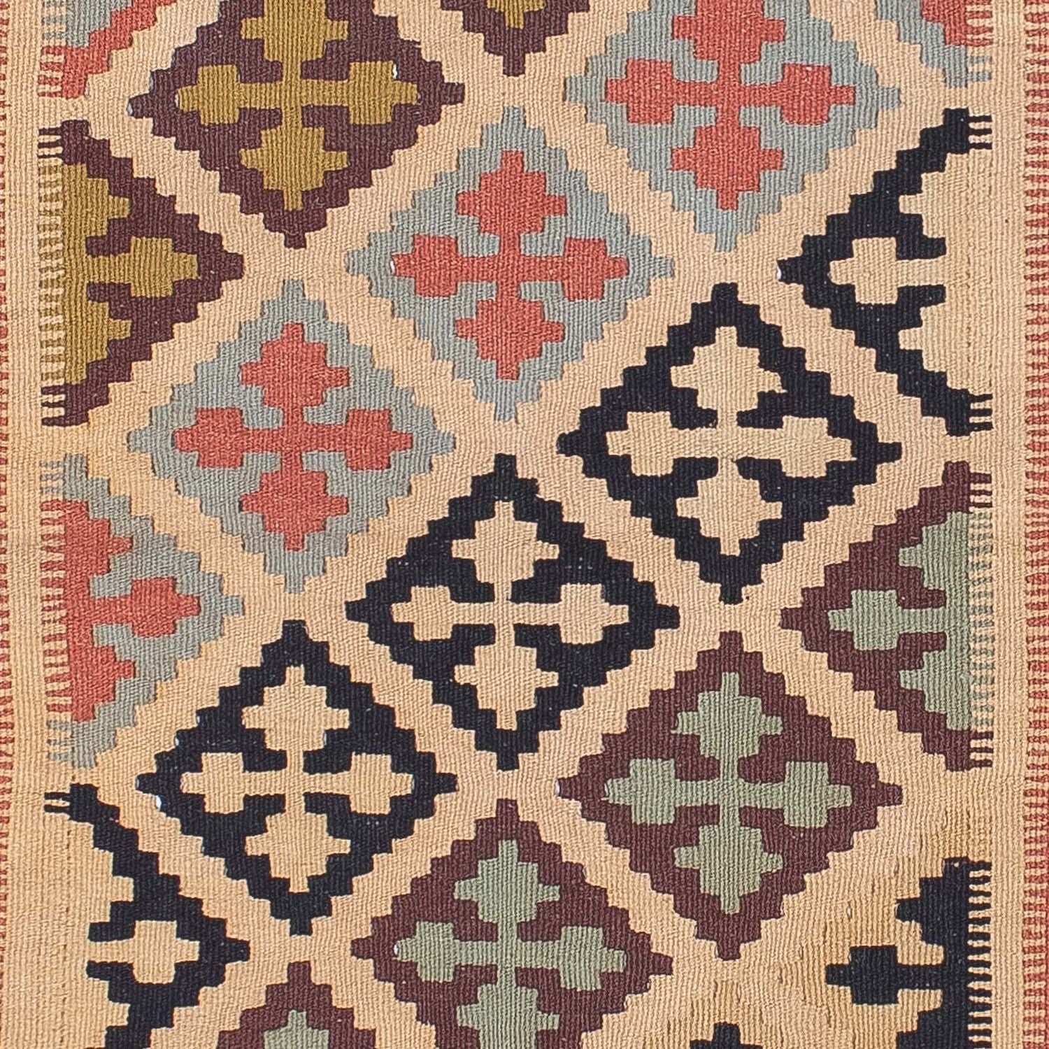 Kelim-tæppe - orientalsk - 160 x 107 cm - flerfarvet
