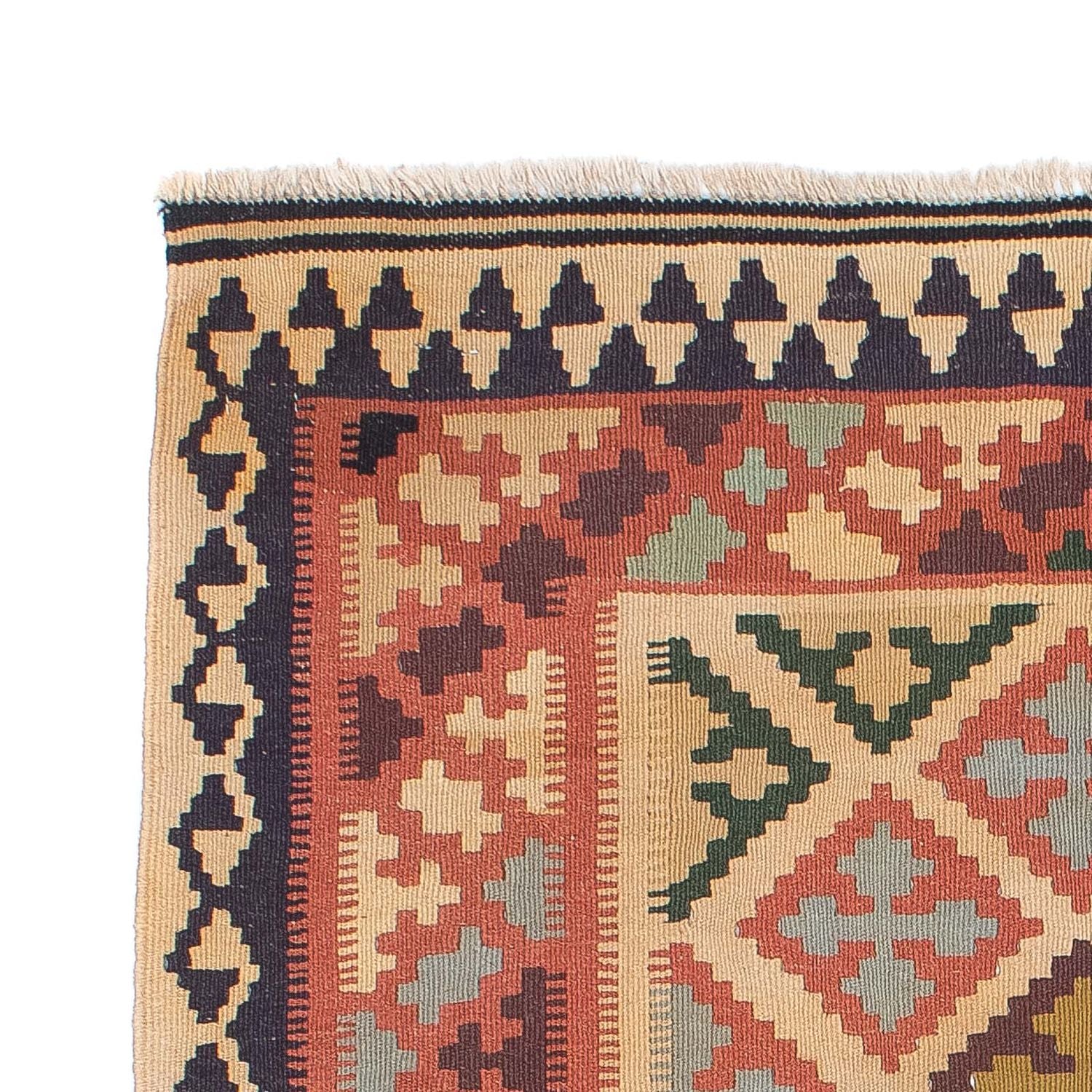 Kelim-tæppe - orientalsk - 160 x 107 cm - flerfarvet