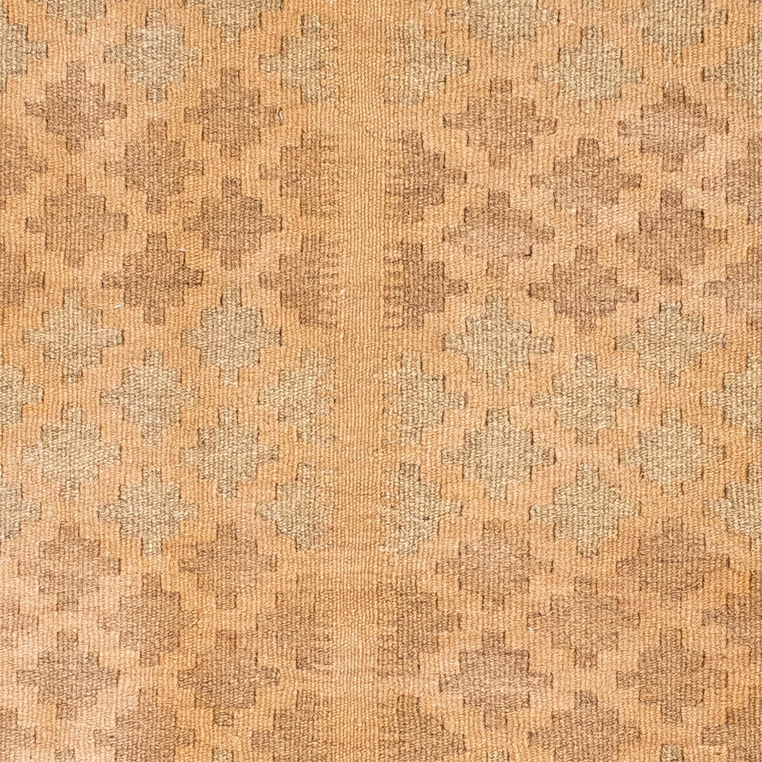 Løber Kelim-tæppe - orientalsk - 200 x 84 cm - lys brun