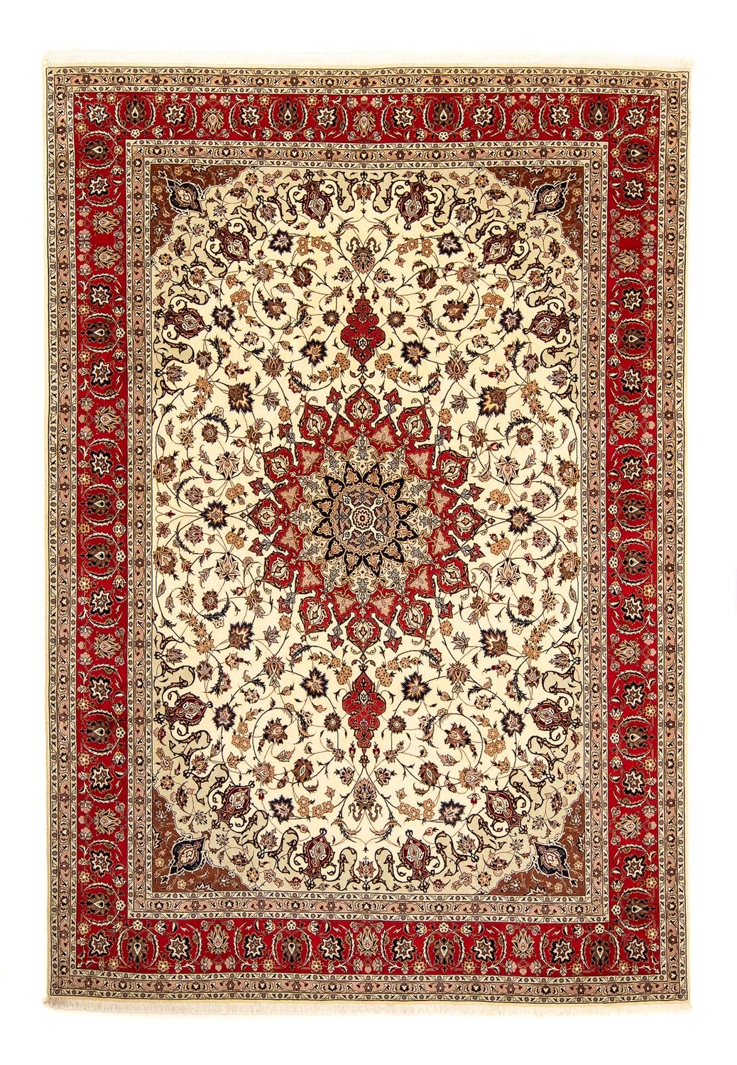 Persisk tæppe - Tabriz - Royal - 354 x 253 cm - beige