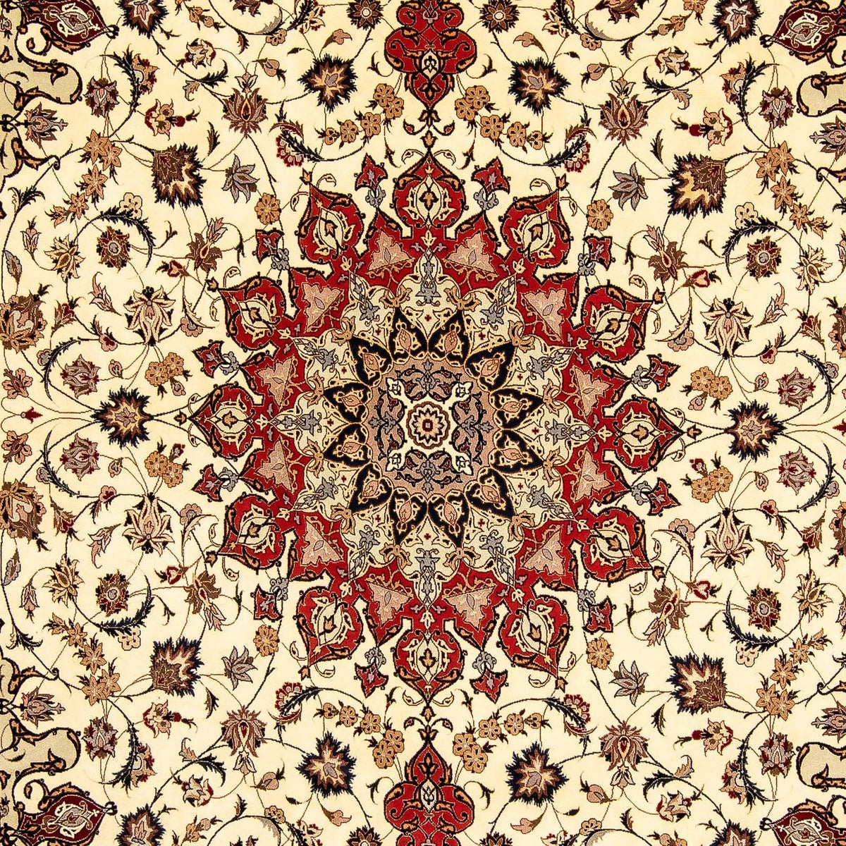 Persisk tæppe - Tabriz - Royal - 354 x 253 cm - beige