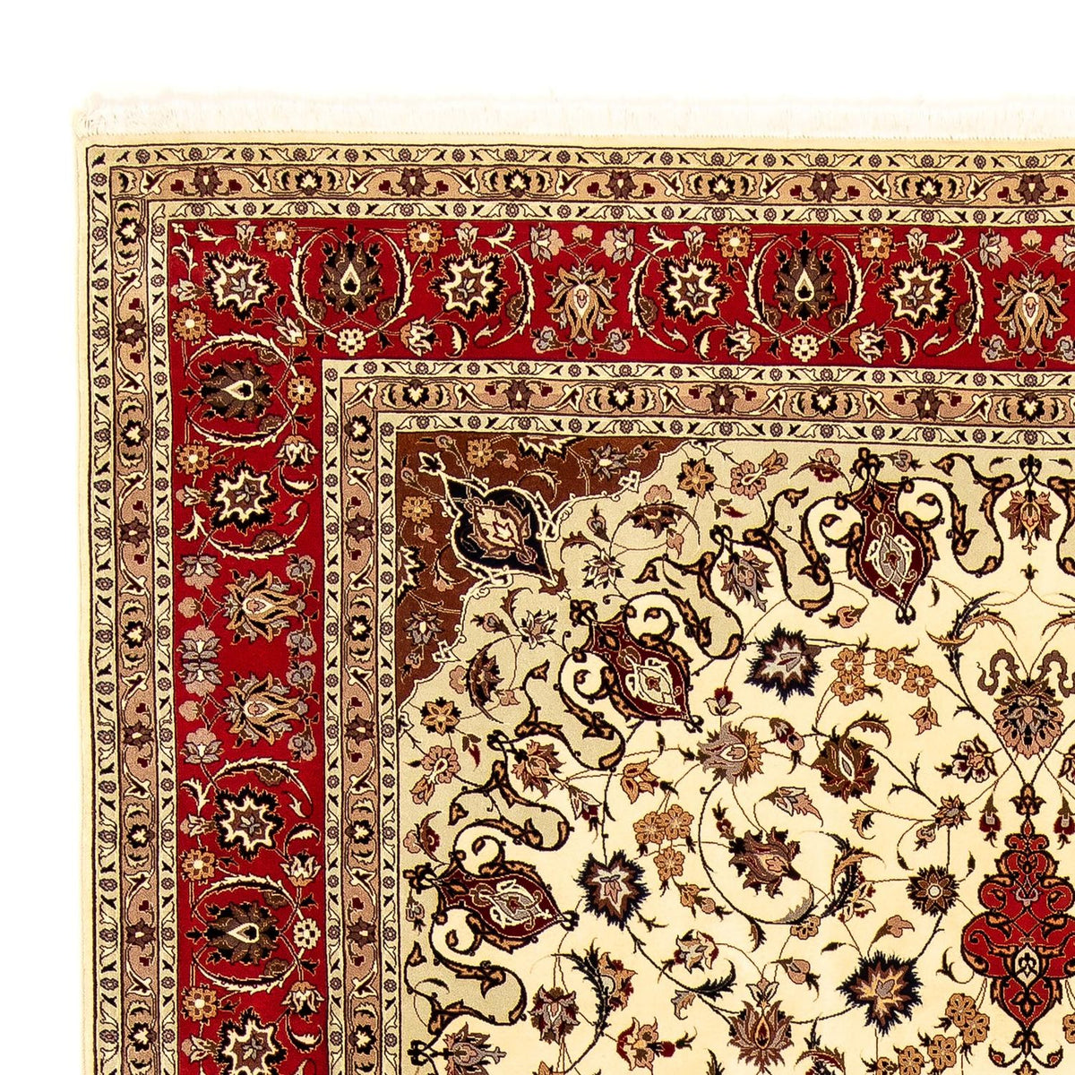 Persisk tæppe - Tabriz - Royal - 354 x 253 cm - beige