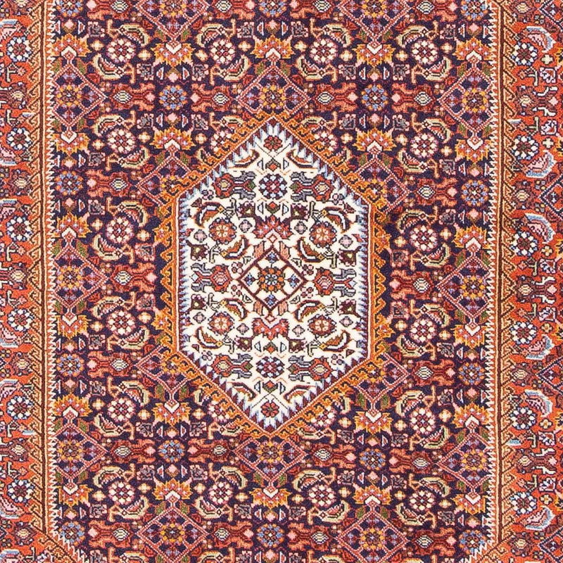 Løber Persisk tæppe - Bijar - 174 x 107 cm - lysrød