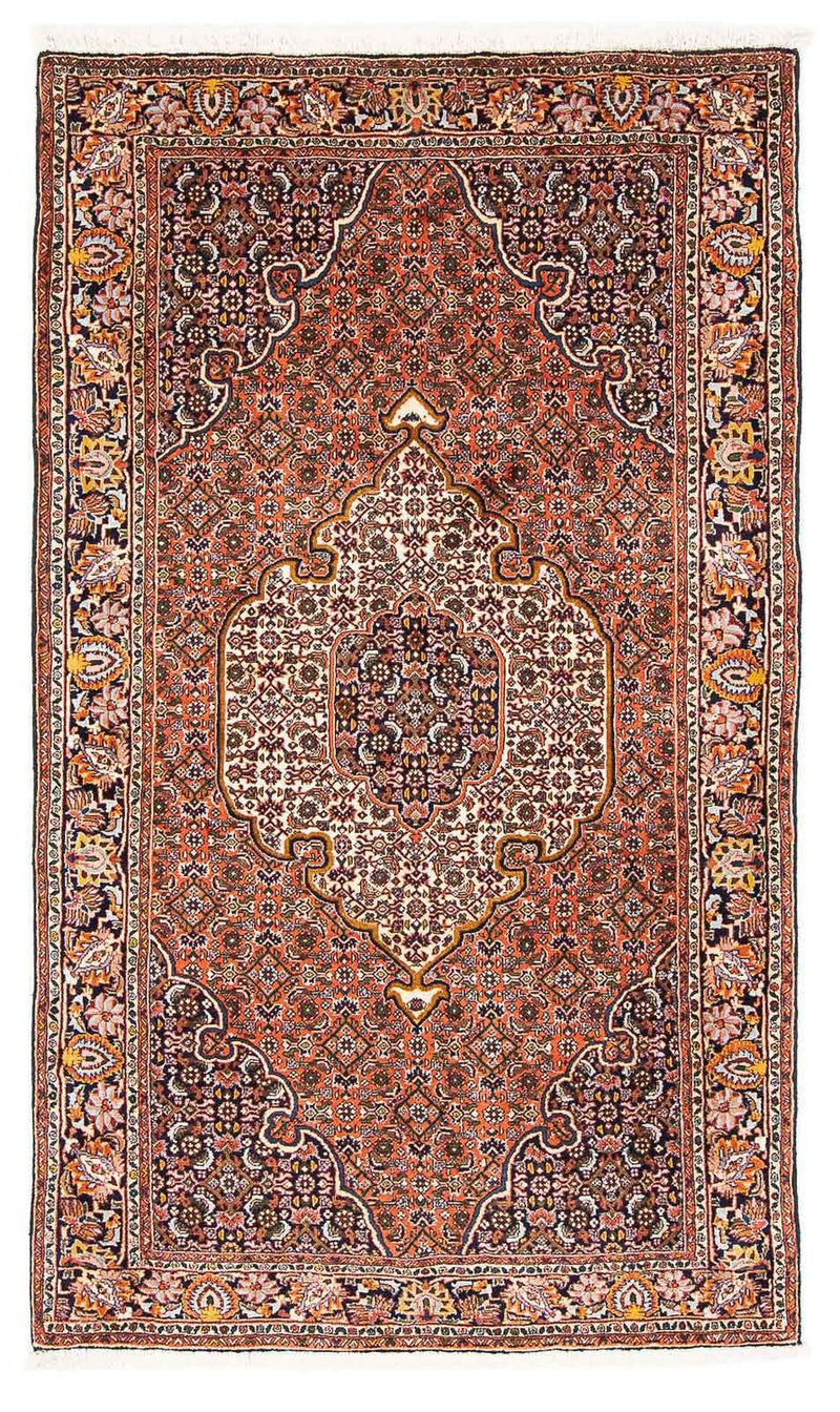 Persisk tæppe - Bijar - 178 x 108 cm - lysrød