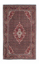 Persisk tæppe - Bijar - 223 x 131 cm - mørkeblå