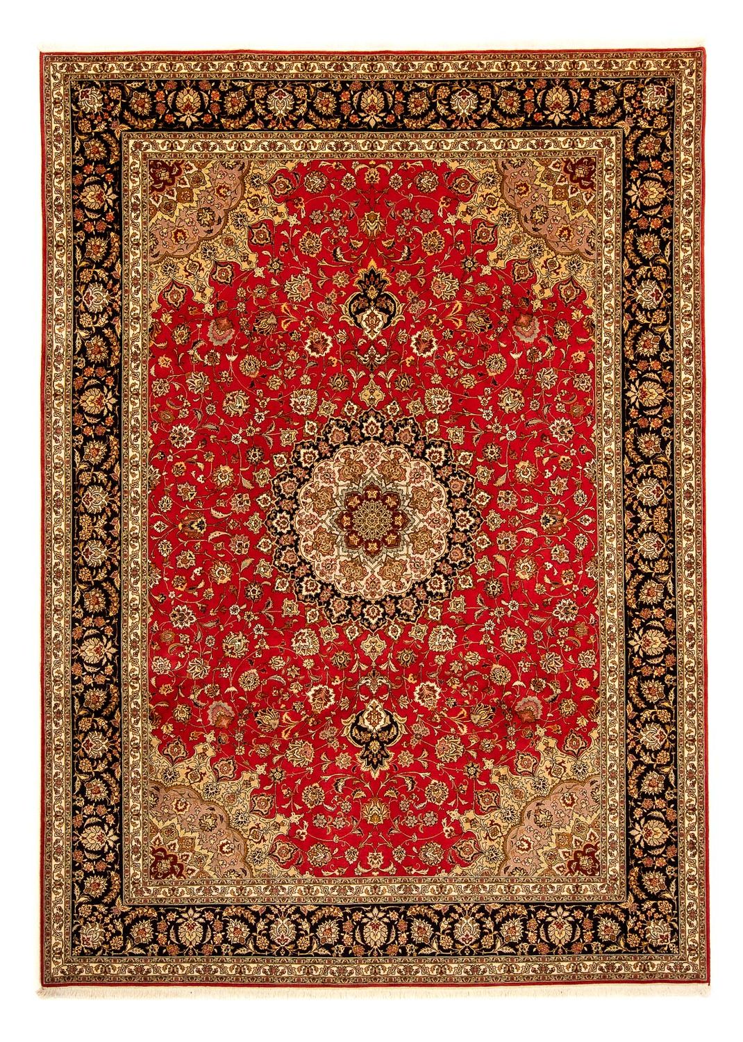 Persisk tæppe - Tabriz - Royal - 351 x 253 cm - rød