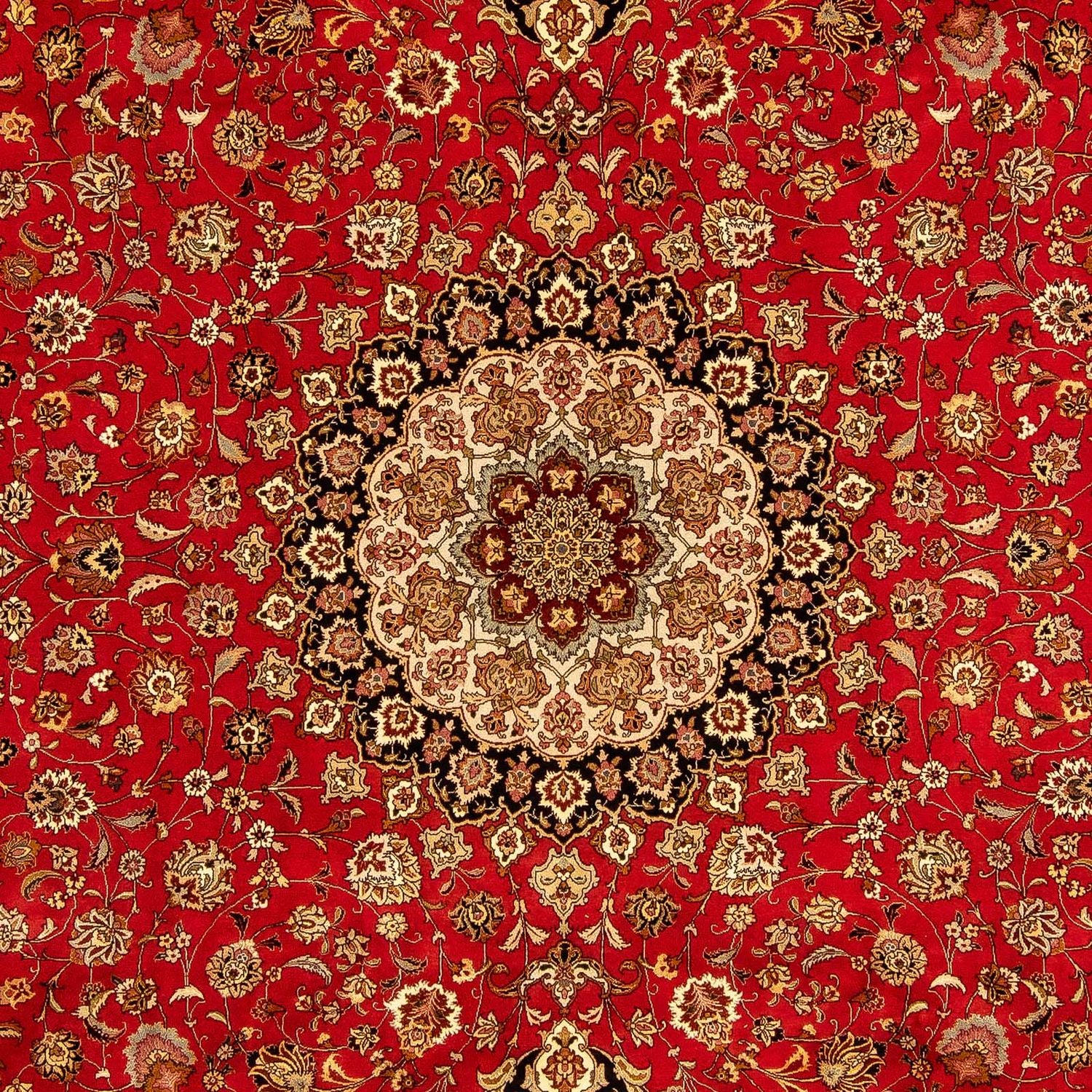 Persisk tæppe - Tabriz - Royal - 351 x 253 cm - rød