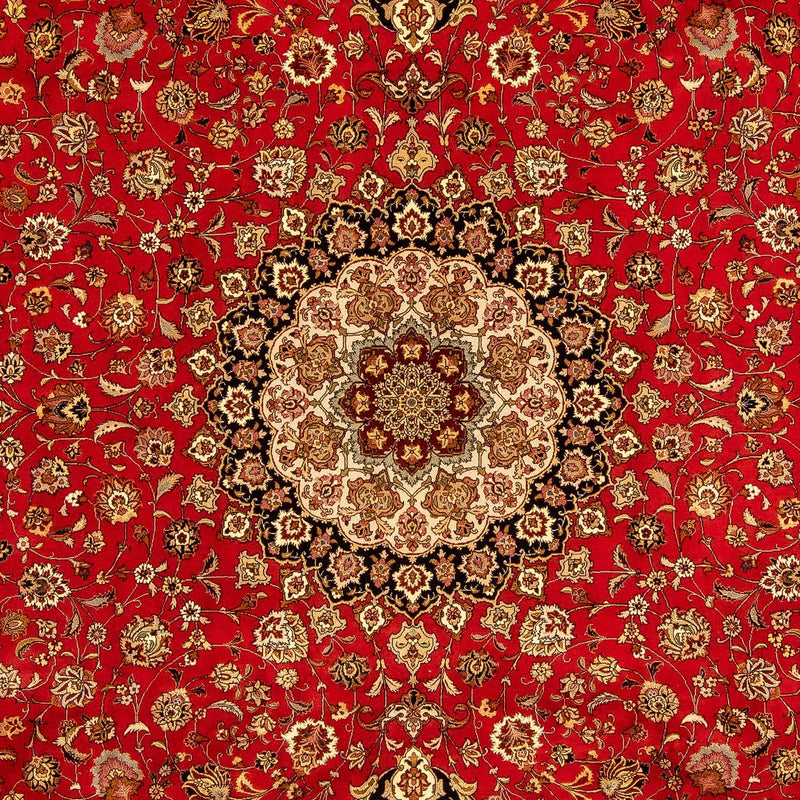 Persisk tæppe - Tabriz - Royal - 351 x 253 cm - rød