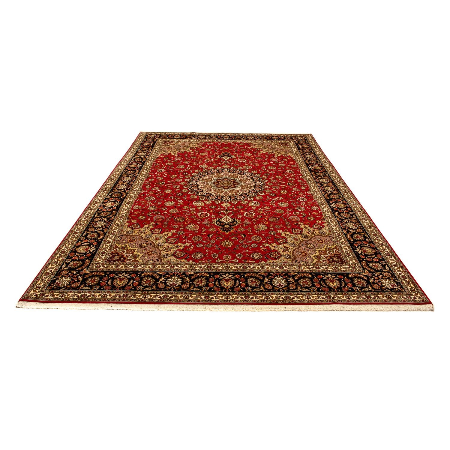 Persisk tæppe - Tabriz - Royal - 351 x 253 cm - rød