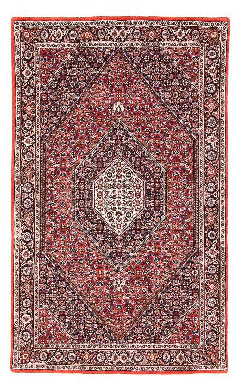 Persisk tæppe - Bijar - 175 x 109 cm - rød