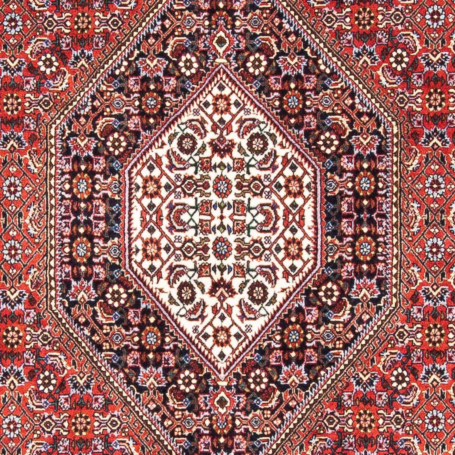 Persisk tæppe - Bijar - 175 x 109 cm - rød