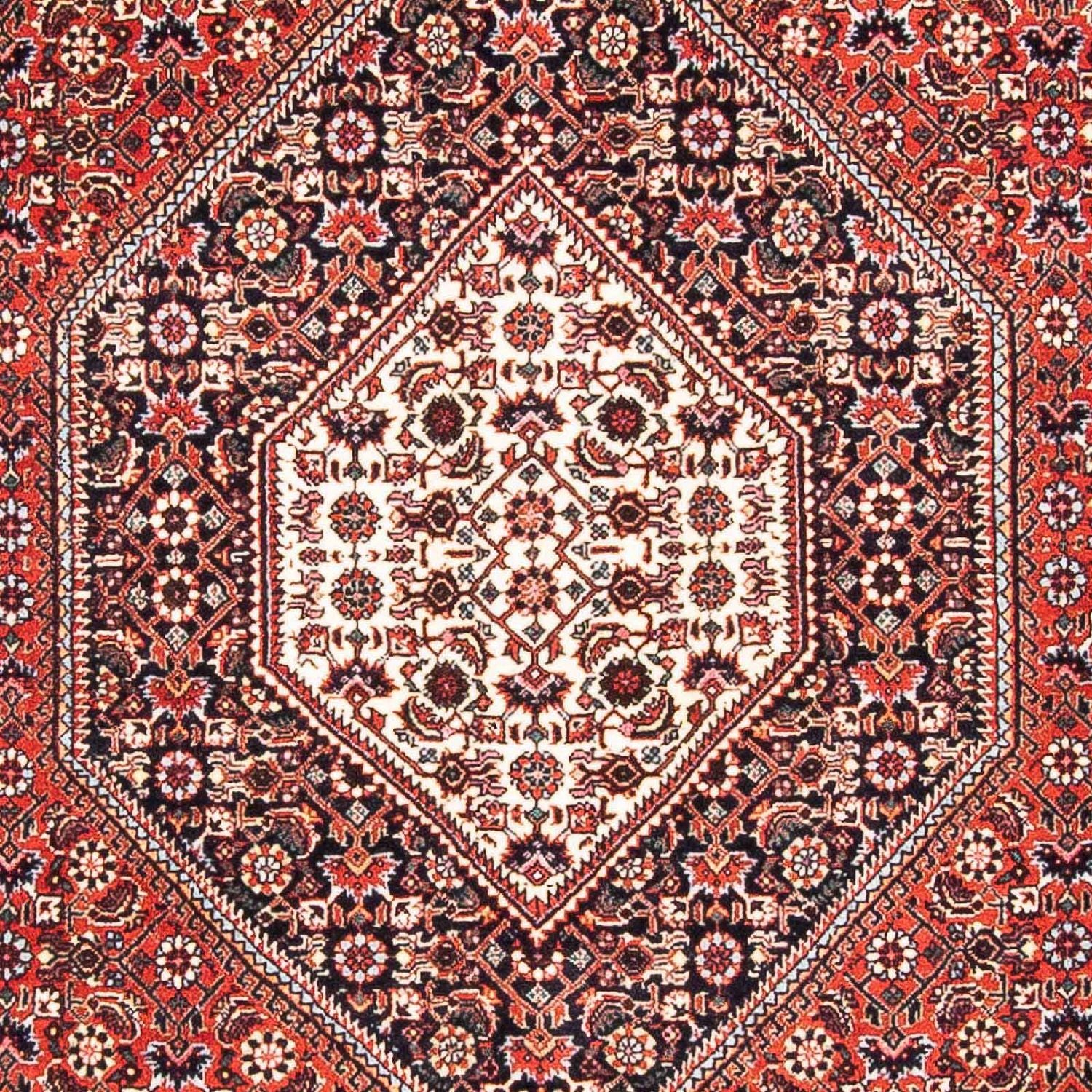 Persisk tæppe - Bijar - 182 x 110 cm - rød